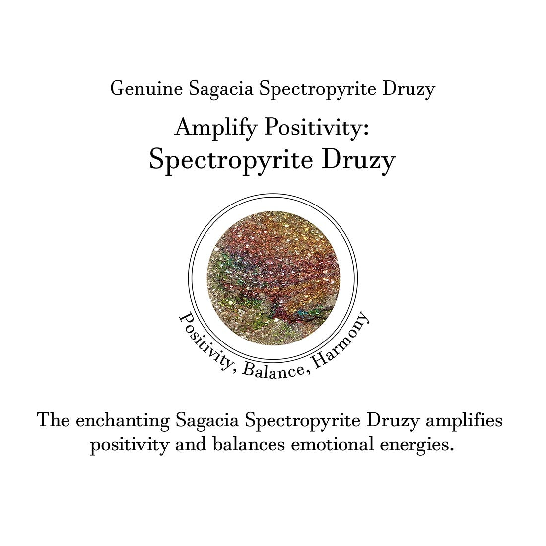 Spectropyrite Druzy Pendant-(SPD-P-10.)